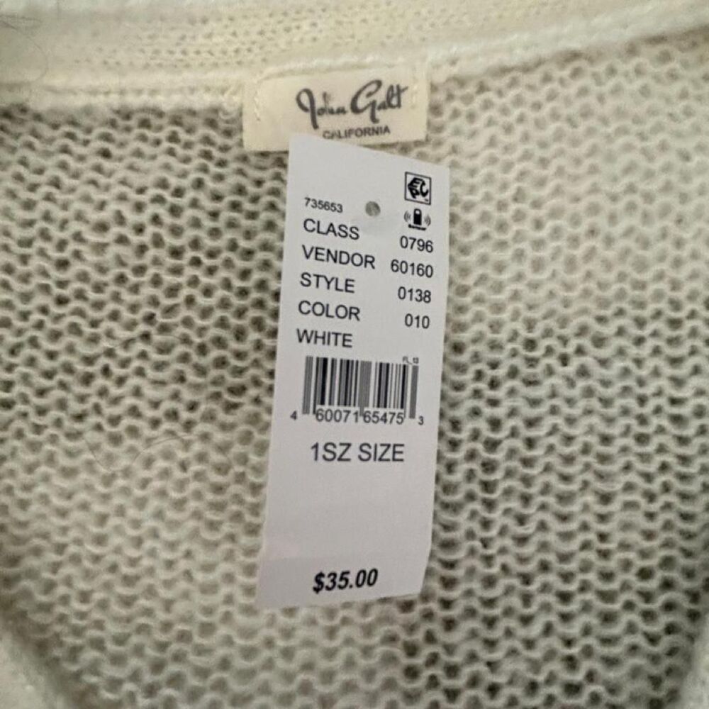 Brandy-melville Women's White and Cream Cardigan - Picture 2 of 2